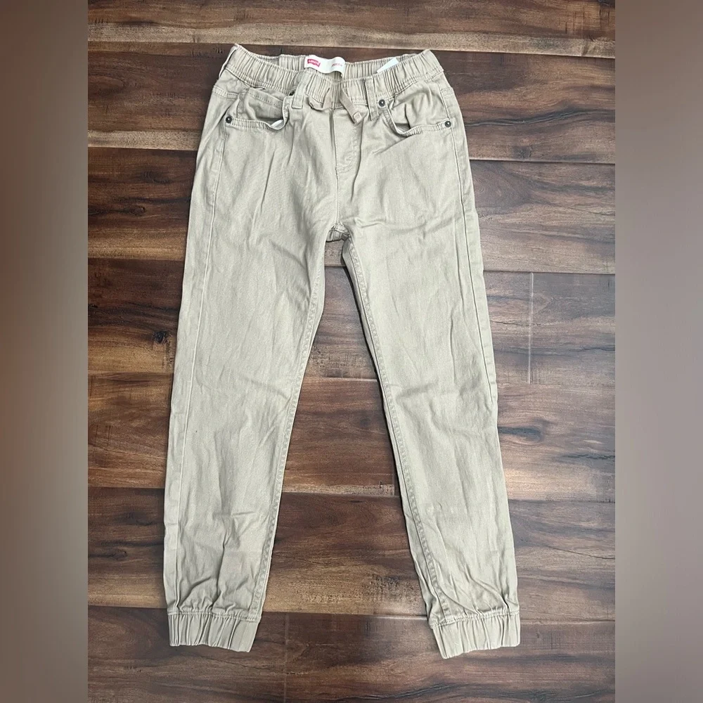 Boy Khaki Levi’s Joggers
